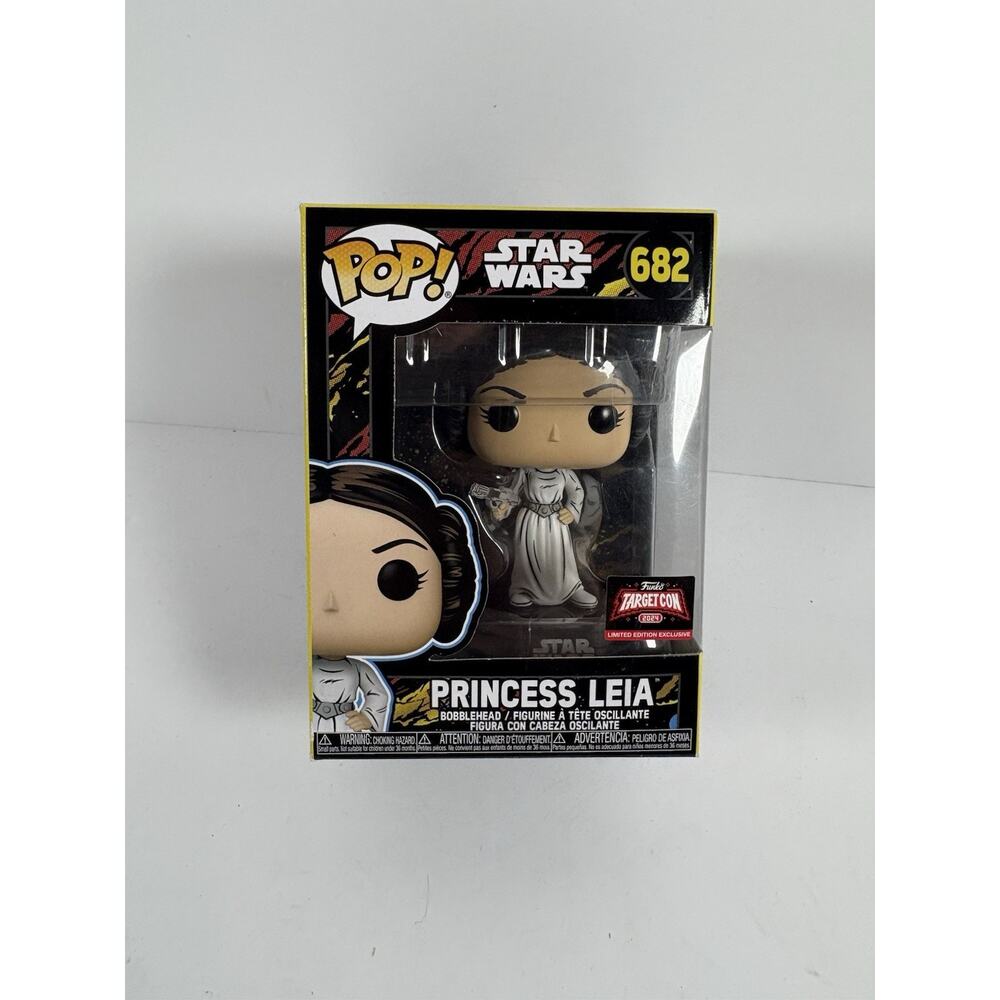 Funko Pop Star Wars Princess Leia #682 TargetCon 2024 Exclusive IN BOX